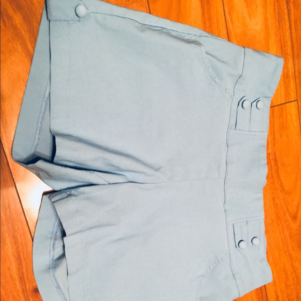 Sky Blue High Waisted Shorts